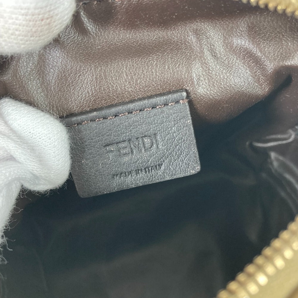 Fendi Pouch 8N0179 Nylon Beige Skims Collaboration Logo Women