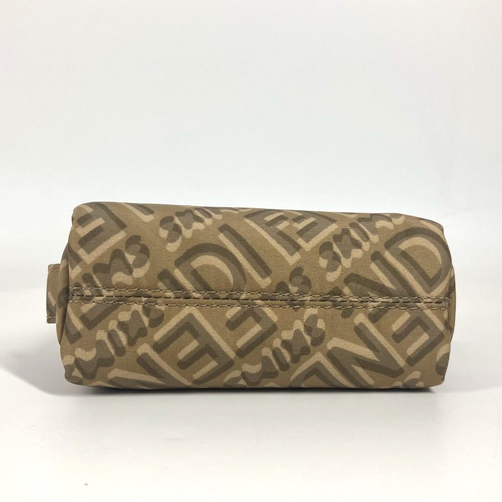 Fendi Pouch 8N0179 Nylon Beige Skims Collaboration Logo Women