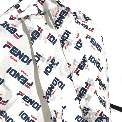 Fendi Backpack Nylon White Backpack Bag Fila Collaboration Women