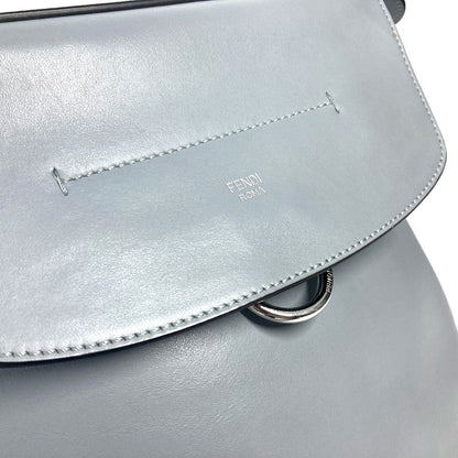 Fendi Backpack 8Bz042 Leather Blue To School Women