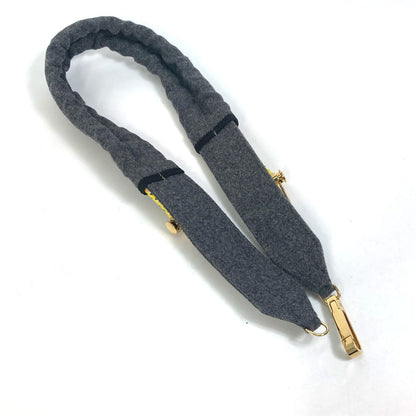 Fendi Belt 8C0627 Felt Gray Belt Women