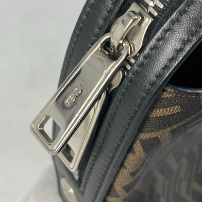 Fendi Handbag 8Bh253 Pvc Brown Zucca Briefcase Mens