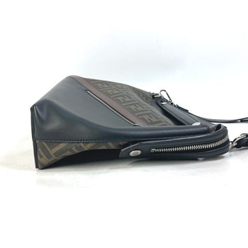 Fendi Handbag 8Bh253 Pvc Brown Zucca Briefcase Mens