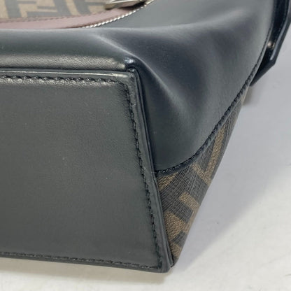 Fendi Handbag 8Bh253 Pvc Brown Zucca Briefcase Mens
