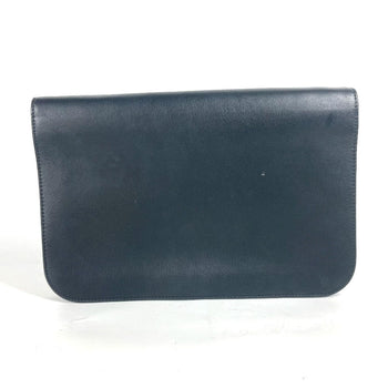 Fendi Clutch Bag 8M0312 Leather Black Flap To Joule Mens