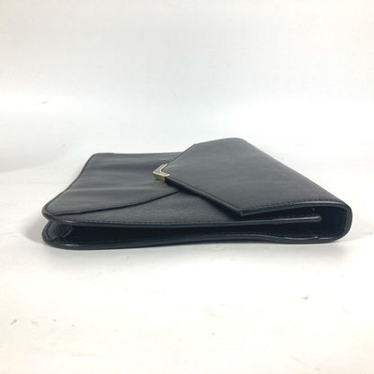 Fendi Clutch Bag 8M0312 Leather Black Flap To Joule Mens