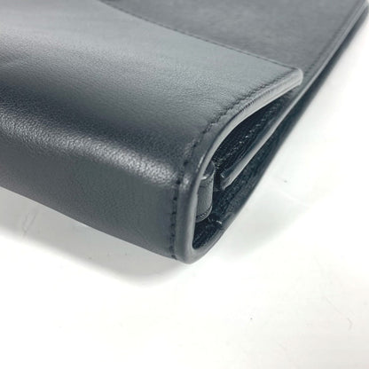 Fendi Clutch Bag 8M0312 Leather Black Flap To Joule Mens