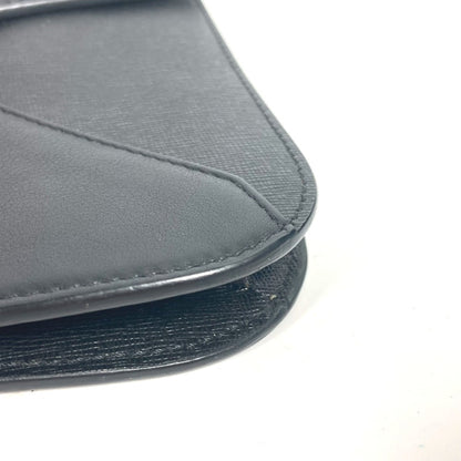 Fendi Clutch Bag 8M0312 Leather Black Flap To Joule Mens