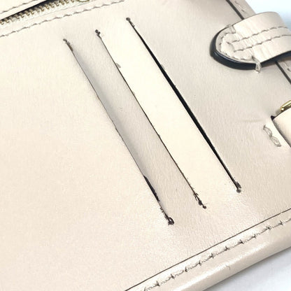 Fendi Pouch 7As131 Viscose/Leather Beige Smartphone Case Zucca Logo Phone Pouch, Smartphone Pouch