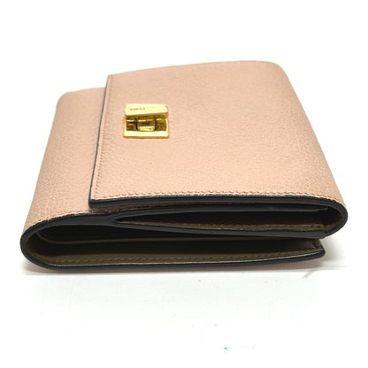 Fendi Folded Wallet 8M0438 Leather Pink Peekaboo Women