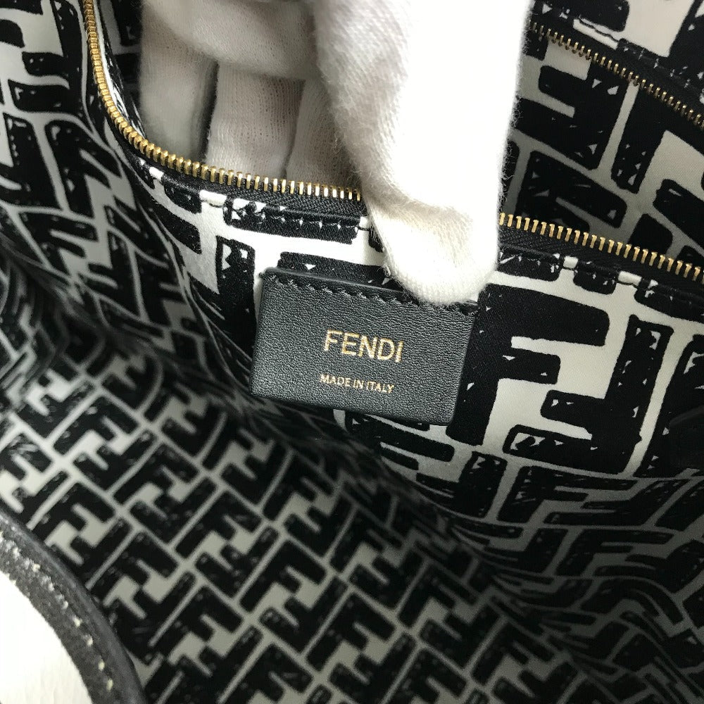 Fendi Tote Bag 8Bh357 Coated Canvas White Joshua Vides Collaboration Shopper Bag Mens