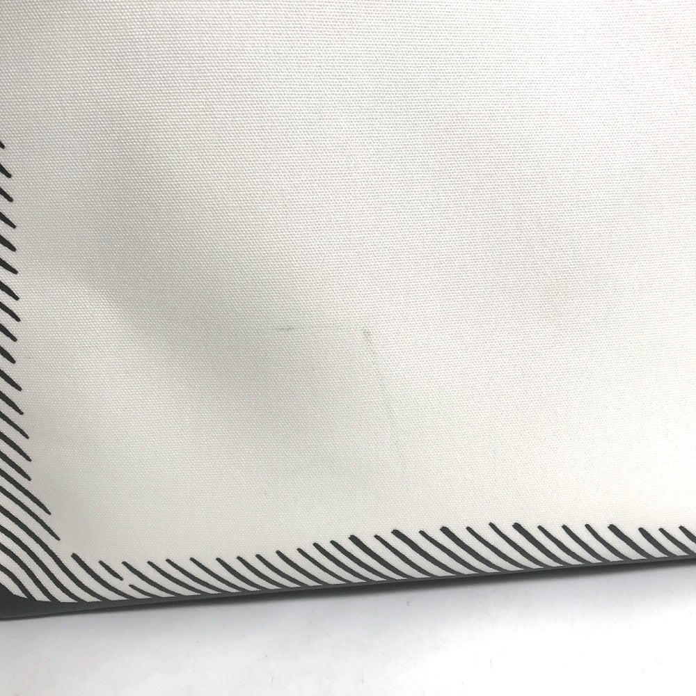 Fendi Tote Bag 8Bh357 Coated Canvas White Joshua Vides Collaboration Shopper Bag Mens