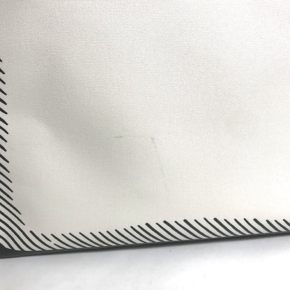 Fendi Tote Bag 8Bh357 Coated Canvas White Joshua Vides Collaboration Shopper Bag Mens