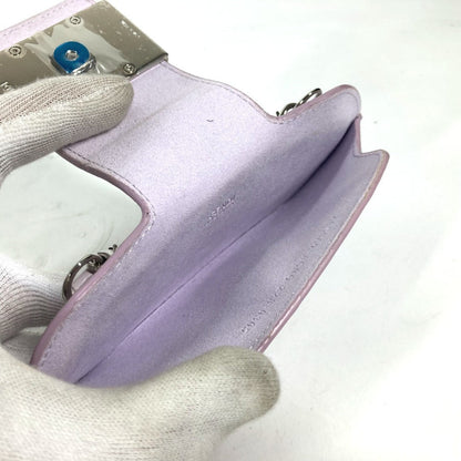 Fendi Pouch 7As069 Leather Light Purple Eyewear Glasses Sunglasses Case Ff Logo Glasses Case Women