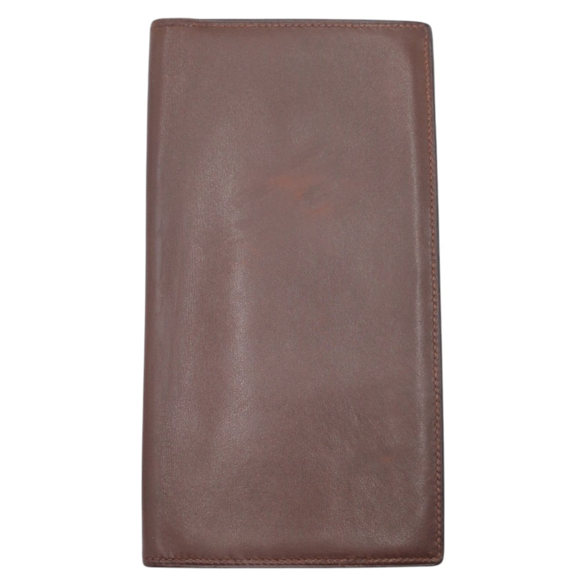 Hermes Bill Compartment Leather Camel Brown Bill Compartment Bifold Wallet Citizen Twill Mens
