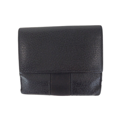 Gucci Bifold Wallet 035 1408 2090 Leather Black Silvermetal Folding Wallet Compact Wallet Mens