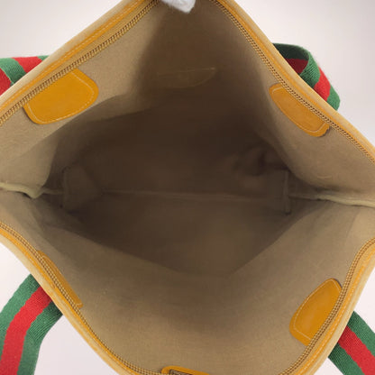 Gucci Tote Bag 002 983 0163 Gg Supreme Canvas, Leather Brown Beige Gold Metal Tote Bag Shoulder Bag