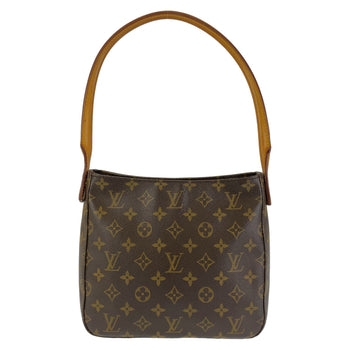 Louis Vuitton Shoulder Bag M51146 Pvc Brown Gold Metal Shoulder Bag Monogram Loopingmm Women