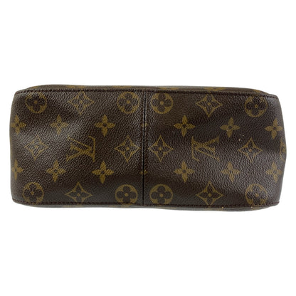 Louis Vuitton Shoulder Bag M51146 Pvc Brown Gold Metal Shoulder Bag Monogram Loopingmm Women