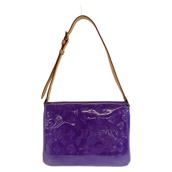Louis Vuitton Shoulder Bag M91214 Patent Leather , Leather Purple Gold Metal Shoulder Bag Vernis