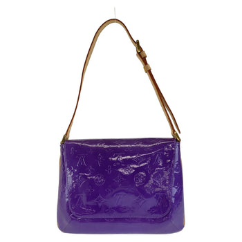 Louis Vuitton Shoulder Bag M91214 Patent Leather , Leather Purple Gold Metal Shoulder Bag Vernis