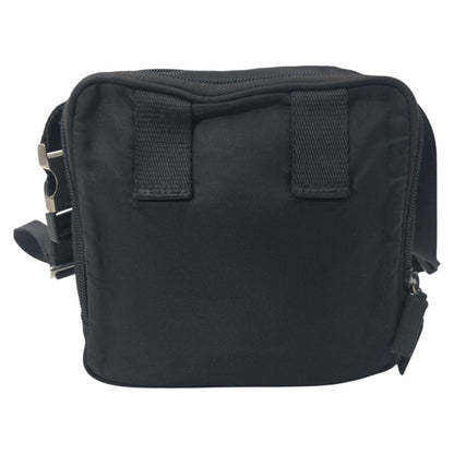 Prada Shoulder Bag Nylon Black Shoulder Bag Unisex Test Triangular Logo Mens