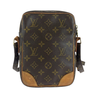 Louis Vuitton Shoulder Bag M45266 Pvc, Leather Brown Gold Metal Crossbody Shoulder Bag Messenger