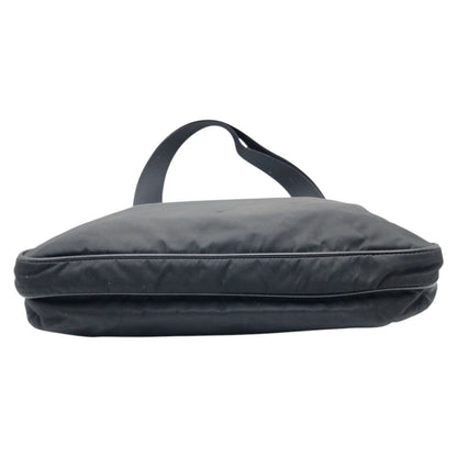 Prada Shoulder Bag Nylon Black Black Shoulder Bag Unisex Test Triangular Logo Mens