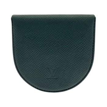Louis Vuitton Coin Case M30374 Leather Epithea Dark Green Coin Case Coin Pocket Unisex Taiga