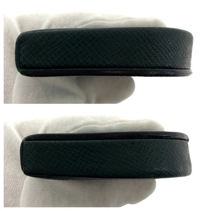 Louis Vuitton Coin Case M30374 Leather Epithea Dark Green Coin Case Coin Pocket Unisex Taiga
