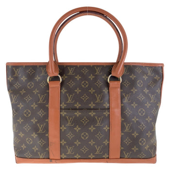Louis Vuitton Tote Bag M42425 Pvc, Leather Brown Tote Bag Shoulder Bag Monogram Weekend Pm Women