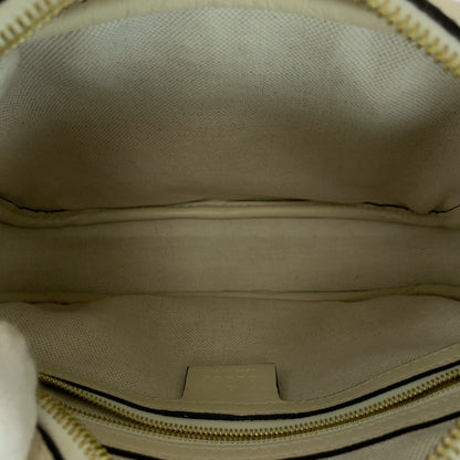 Gucci Shoulder Bag 675776 Leather White Cream Gold Metal Gg Star