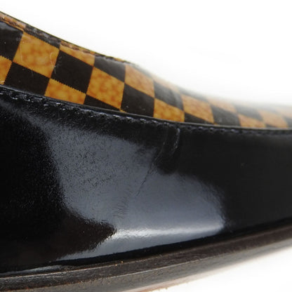Louis Vuitton Pumps Enamel Brown Women 34 1/2