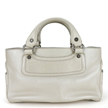 Celine Handbag 134023Ngr Leather Gold Women