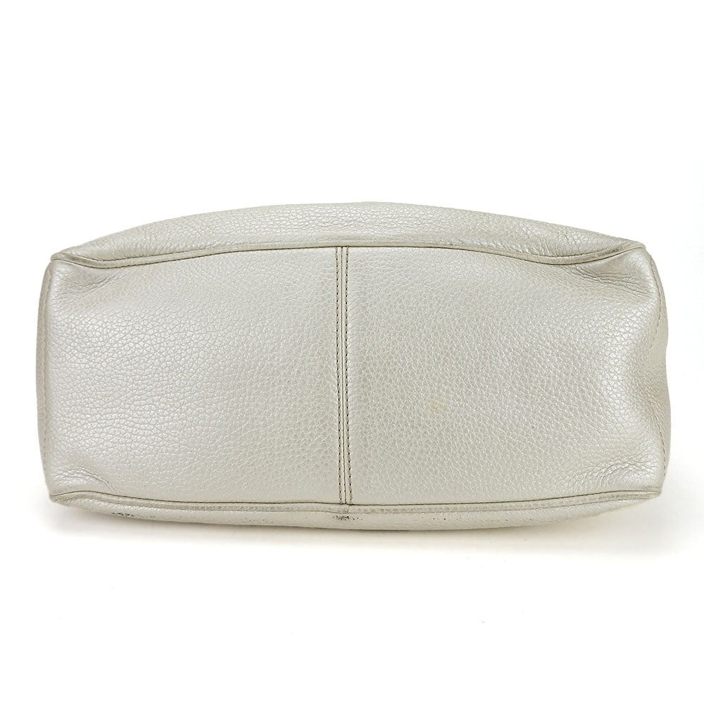 Celine Handbag 134023Ngr Leather Gold Women