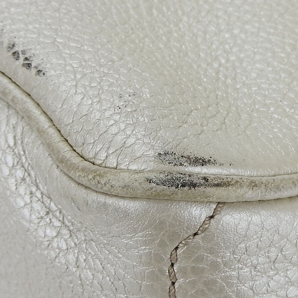 Celine Handbag 134023Ngr Leather Gold Women