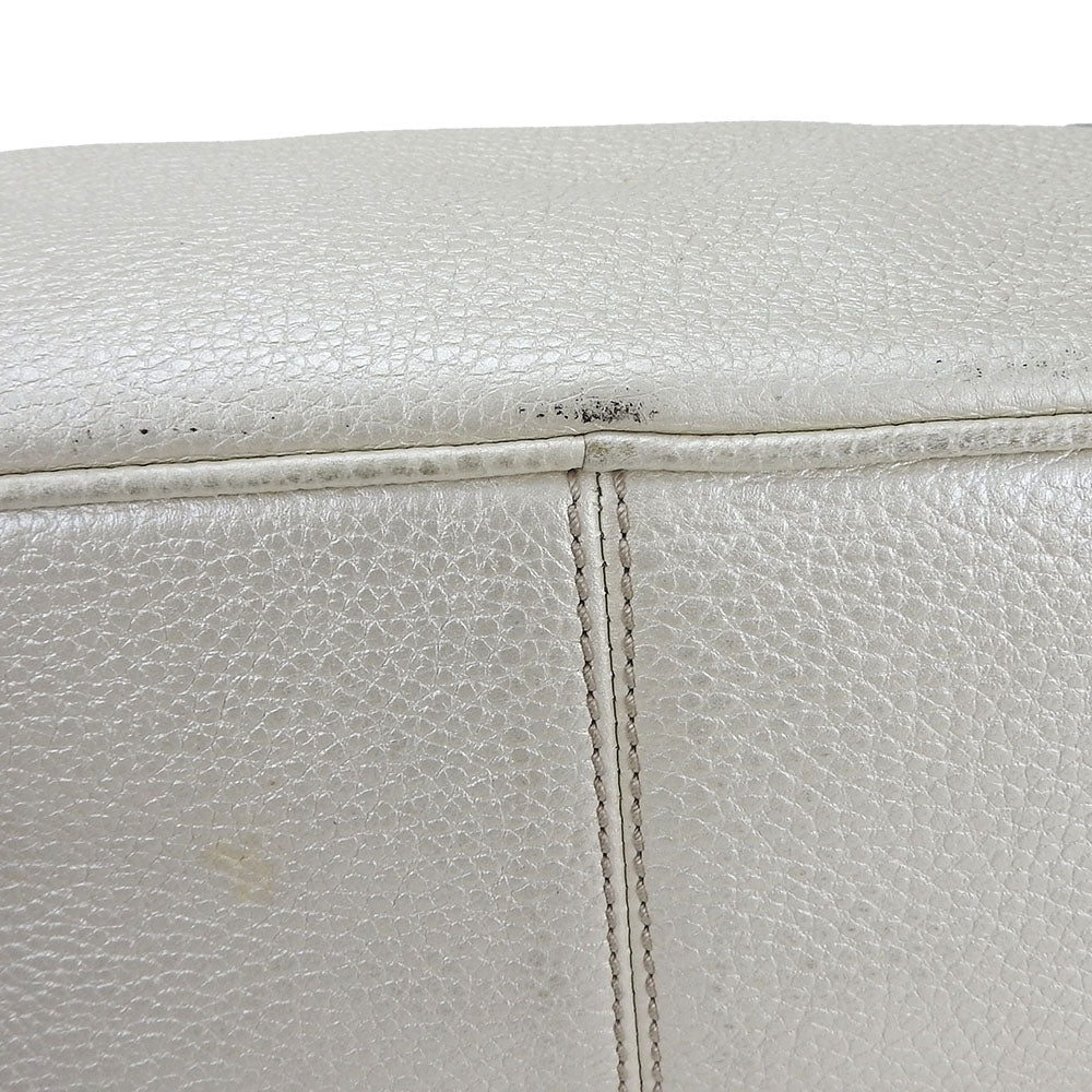 Celine Handbag 134023Ngr Leather Gold Women