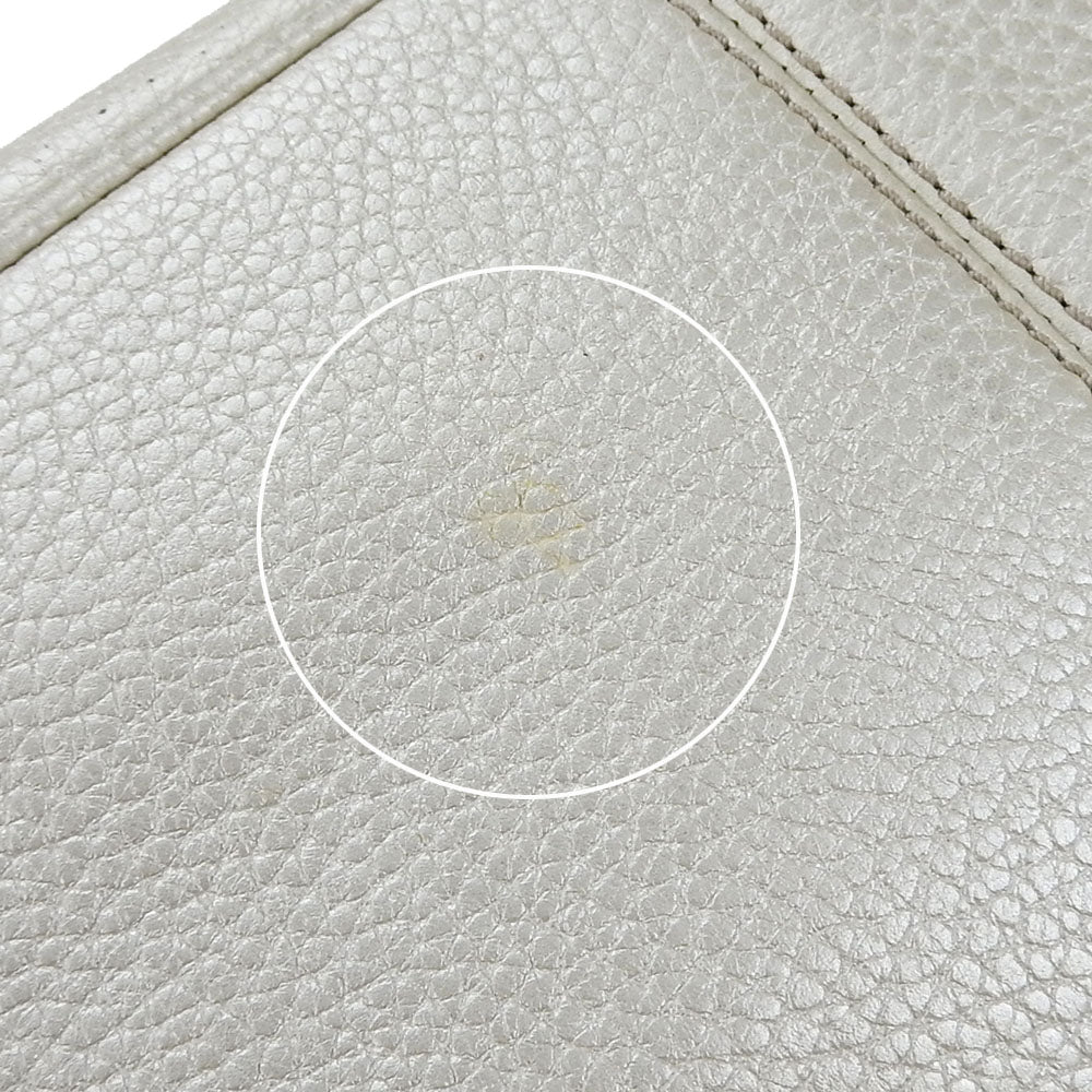 Celine Handbag 134023Ngr Leather Gold Women