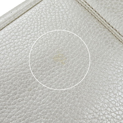 Celine Handbag 134023Ngr Leather Gold Women