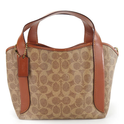 Coach Handbag 79251 Pvc, Leather Brown Women