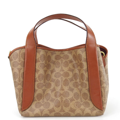 Coach Handbag 79251 Pvc, Leather Brown Women