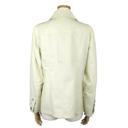 Burberry London Trench Coat Cotton, Polyurethane Ivory Women