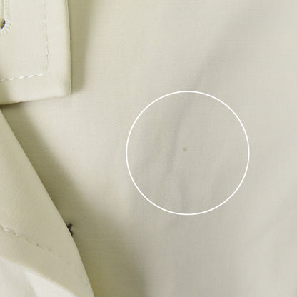 Burberry London Trench Coat Cotton, Polyurethane Ivory Women