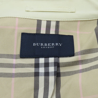 Burberry London Trench Coat Cotton, Polyurethane Ivory Women
