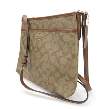 Coach Shoulder Bag F29210 Pvc, Leather Mocha Women