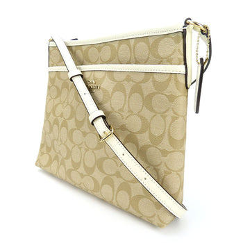 Coach Shoulder Bag F29210 Pvc, Leather White Women