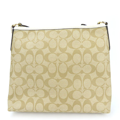 Coach Shoulder Bag F29210 Pvc, Leather White Women