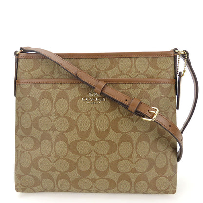 Coach Shoulder Bag F29210 Pvc, Leather Brown Signature Women
