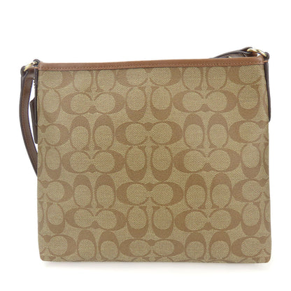 Coach Shoulder Bag F29210 Pvc, Leather Brown Signature Women