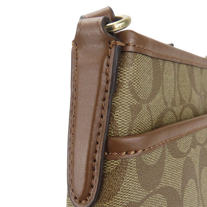 Coach Shoulder Bag F29210 Pvc, Leather Brown Signature Women
